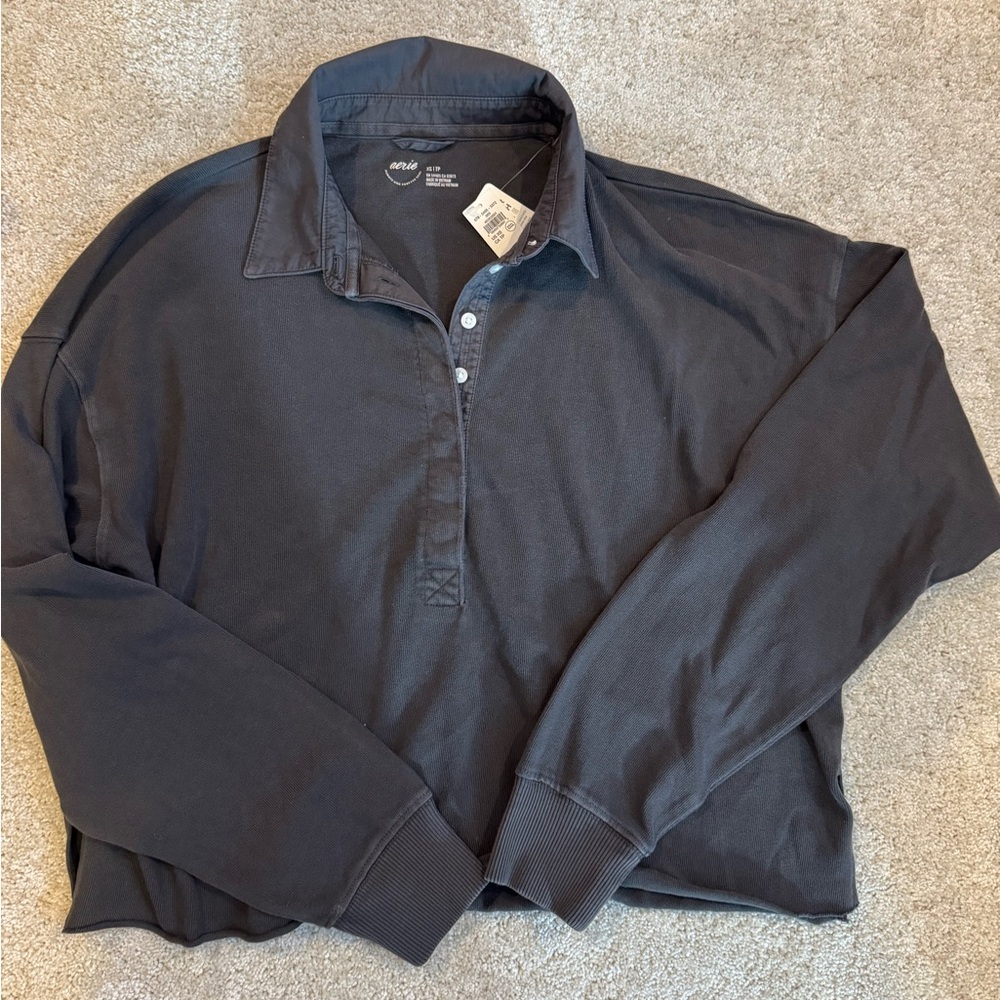 Aerie Sporty Prep Rugby Polo